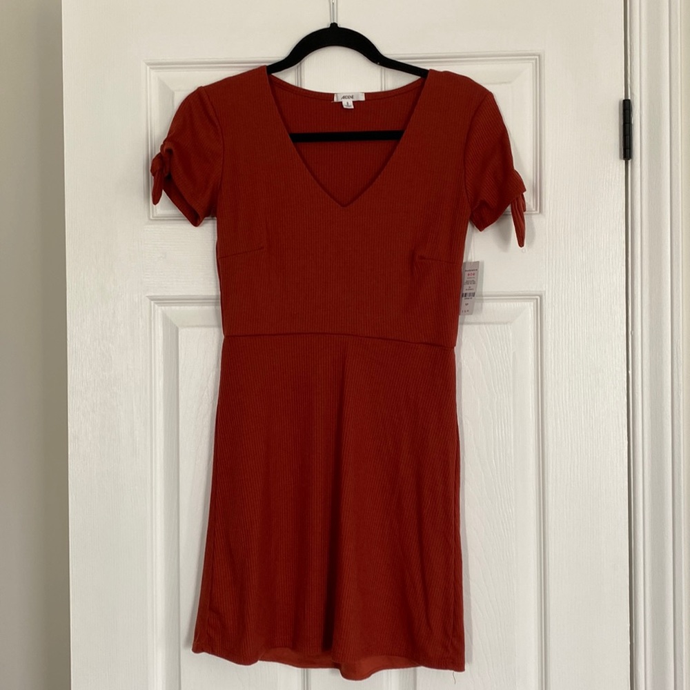 Arden’s Burnt Orange Dress